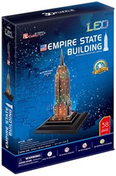 Cubic Fun 3D Puzzel Empire State Building met Led Verlichting