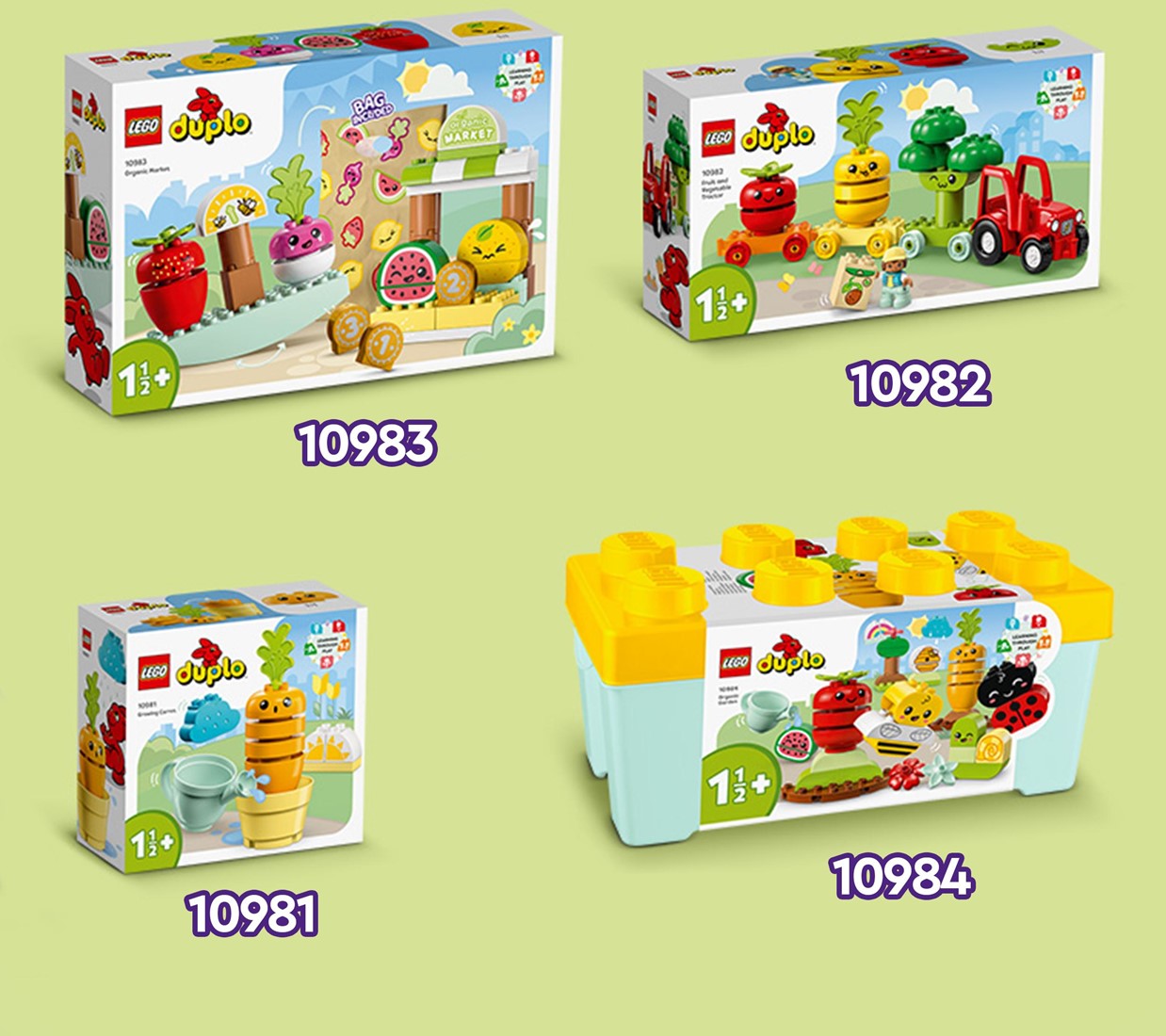 LEGO Duplo - Le tracteur des fruits et légumes (10982) au meilleur prix sur