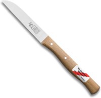 Couteau d'épluchage inox Robert Herder couteau de cuisine 8,5 cm brun ergonomique