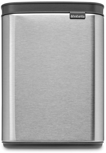 Brabantia afvalemmer Bo 4L - Matt Steel Fingerprint Proof prullenbak-2