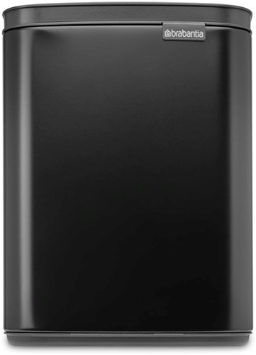 Brabantia afvalemmer Bo 7L - prullenbak Matt Black design-2
