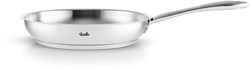 Fissler koekenpan RVS 24 cm - zilver - duurzame pan voor inductie