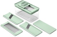 Brabantia mandoline set keukenhulp jade green - veelzijdig snijden