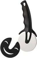 Coupe-pizza inox noir - Accessoire de cuisine pour amateurs de pizza-3