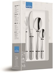 Richardson Sheffield bestekset Elara 24-delig zilver RVS 6-persoons