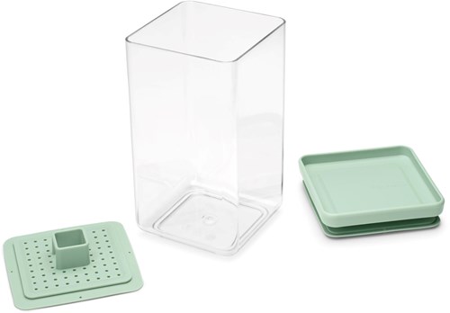 Brabantia kit de fermentation jade green - bocal pratique pour fermenter-2