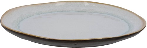 Medard de Noblat dinerbord Shadow Aqua 28 cm steengoed blauw-grijs