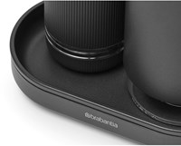 Brabantia ensemble distributeur de savon - accessoire cuisine Mineral Infinite Grey-3