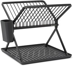 Brabantia afdruiprek inklapbaar Dark Grey keukenaccessoire