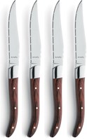 Amefa steakmessen Royal Steak 4-delig Pakka Wood roestvrijstaal-2