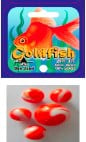 Don Juan knikkers Goldfish 42mm set van 2 glas oranje speelgoed