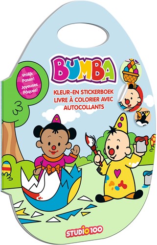 Bumba Kleur- en Stickerboek Pasen