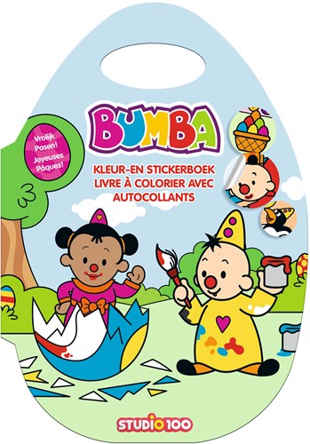 Bumba Kleur- en Stickerboek Pasen-2