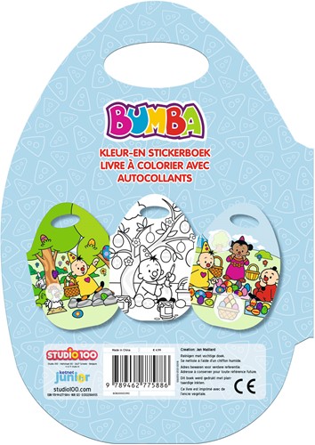 Bumba Kleur- en Stickerboek Pasen-3