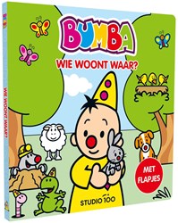 Kartonboek Bumba flapjesboek dieren - interactief voorleesboek baby