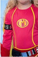 Studio 100 Déguisement Mega Mindy - costume de super-héros avec cape 6-8 ans-3