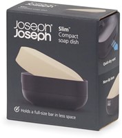Joseph Joseph porte-savon compact gris - accessoire salle de bain gain de place