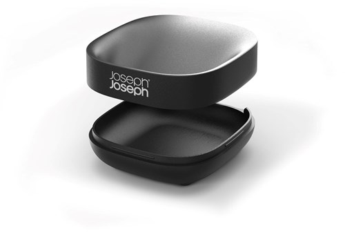 Joseph Joseph porte-savon compact gris - accessoire salle de bain gain de place-2