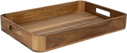Svenska Living plateau bois d'acacia FSC 100% 38x26x4,9cm plateau de service