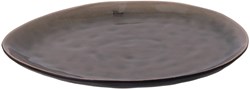 Streetfood festival dinerbord keramiek ovaal 27,5x23 cm multicolor