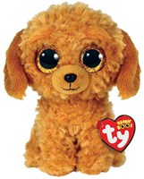 Ty knuffel Beanie Boo Golden Hond Noodles 15cm pluche speelgoed
