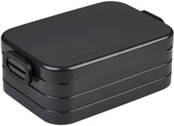 Mepal boîte à déjeuner lunchbox midi nordic black - 4 tranches - plastique