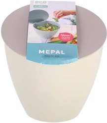 Mepal afvalbakje Calypso tafelprullenbak 2,2 liter nordic white duurzaam