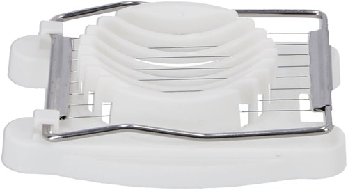 Alpina coupe-œufs - ustensile de cuisine inox blanc - 8x10x3 cm - passe au lave-vaisselle-2