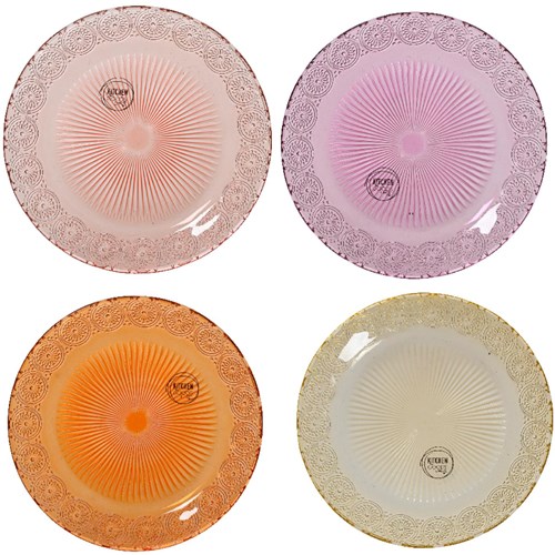 OttoSimon assiette petit-déjeuner verre 18 cm - vaisselle enfant en verre-2