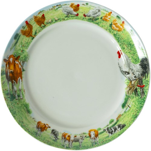 Bord 21 cm Koe Kip Wiebe