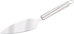 Coupe-gâteau argenté inox 28,5 cm accessoire cuisine servir gâteau