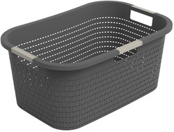 Rotho wasmand 40L antraciet - grote wasbox kunststof