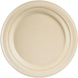 Borden karton bruin 18 cm 10 stuks wegwerp feest picknick BBQ