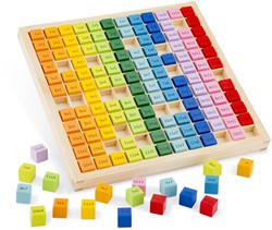 New Classic Toys Houten Telraam Rekentafels leren - 145-delig