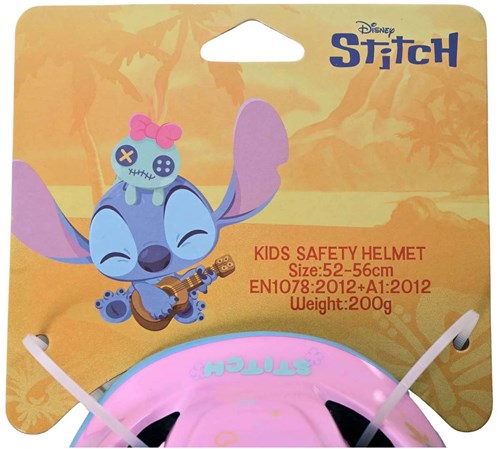 Volare casque vélo Disney Stitch rose 52-56cm léger enfant
