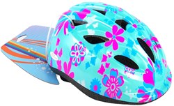 Volare casque vélo XS rose bleu réglable 47-51cm léger