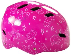 Volare casque vélo casque skate pink queen pour enfants 55-57 cm