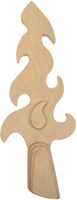 Kids at Work couteau jouet en bois - set de bricolage dague flamme