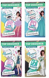 Modeontwerper schetsboek 4 ass. 46101Z