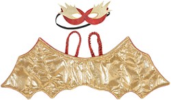 Souza for Kids drakenvleugels - verkleedset met masker rood