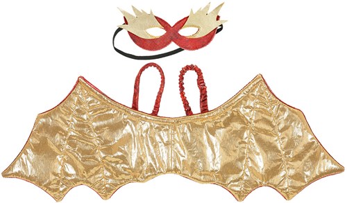 Souza for Kids drakenvleugels - verkleedset met masker rood