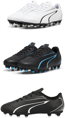 Puma Vitoria FG/AG Football Boots - Black/White - 9