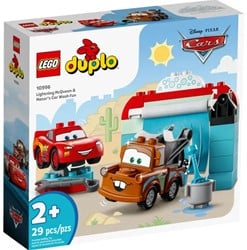 DUPLO Disney Bliksem McQueen en Takel wasstraatpret
