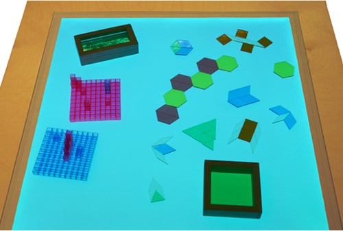 Eduplay lichttafel LED gekleurd - creatief educatief speelgoed 55x55 cm-2