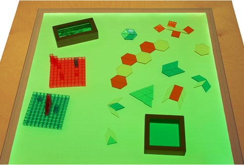 Eduplay lichttafel LED gekleurd - creatief educatief speelgoed 55x55 cm-3