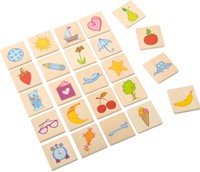 Eduplay houten identificatielabels speelgoed set - multi - 24 stuks