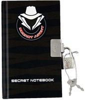 Johntoy Secret Agent notitieboek met geheime pen en slot - dagboek voor kinderen