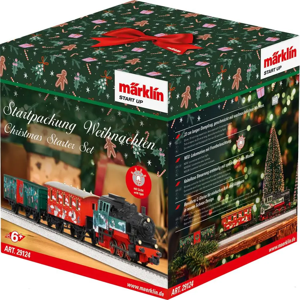 Märklin H0 kerstmodeltrein startset met digitale besturing