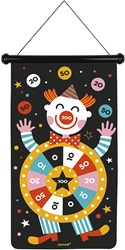 Janod Magnetisch Dartspel Circus - Dubbelzijdig dartbord voor kinderen