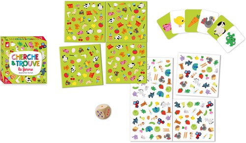Janod spel - Zoek en vind spel boerderij - educatief speelgoed-3
